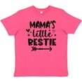 thumbnail image 3 of Inktastic Mama's Little Bestie with Arrow and Hearts Youth T-Shirt, 3 of 5