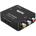 thumbnail image 1 of RCA to HDMI, GANA 1080P Mini Composite CVBS AV HDMI Video Audio Black, 1 of 7