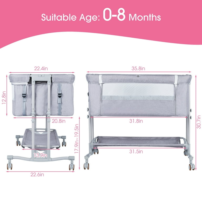 BABYL - 値下げ　BABY L BD Amazon.com: KOOLABABY Baby Bedside Sleeper - Bassinet