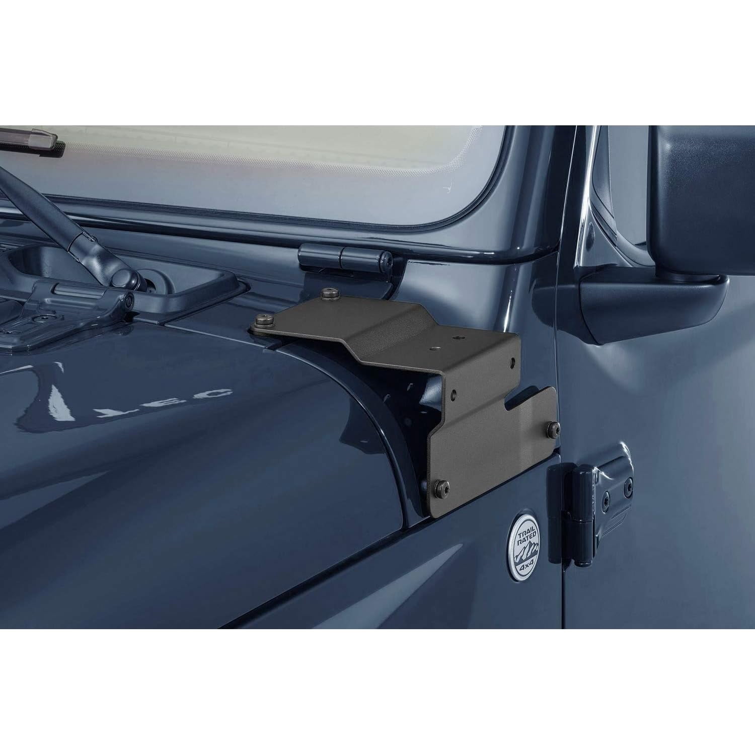 Set of Full Metal A-Pillar Mounting Brackets For Off-Road LED Pod Lights, Auxiliary Driving/Running Lamps For Jeep 2018-up Wrangler JL