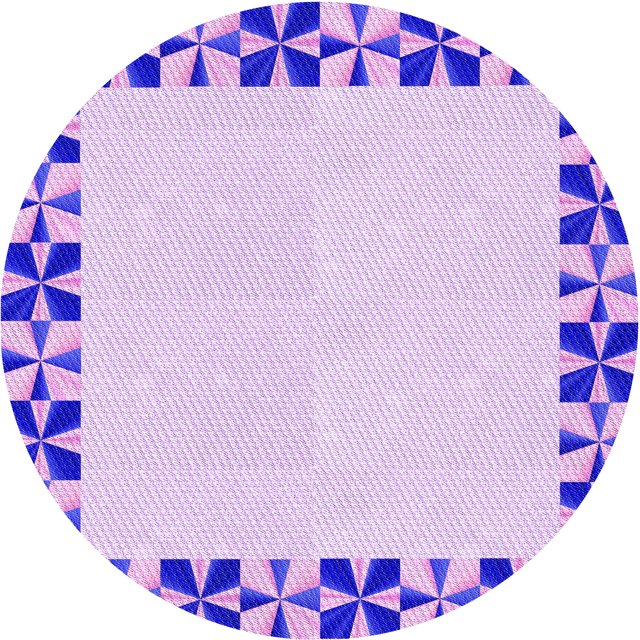 Ahgly Tapis d'Intérieur Lavable en Machine Carré Transitionnel Aztech Violet, 3 Pieds Carré