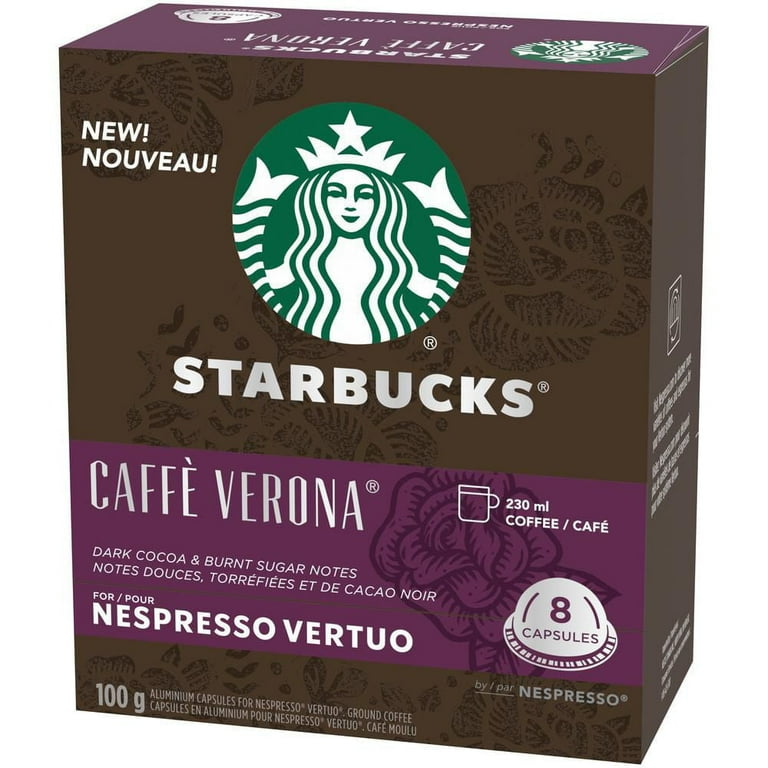 Starbucks Caffe Verona Dark Roast Coffee Capsules, 100g/3.5 Starbucks Caffe Verona Dark Roast Coffee Capsules, 100g/3.5
