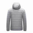 thumbnail image 3 of POIUYTR Men's Warm Puffer Jacket Winter Coat Lightweight Windproof Insulated Down Jackets for Snow Ski with Detachable Hood, 3 of 5