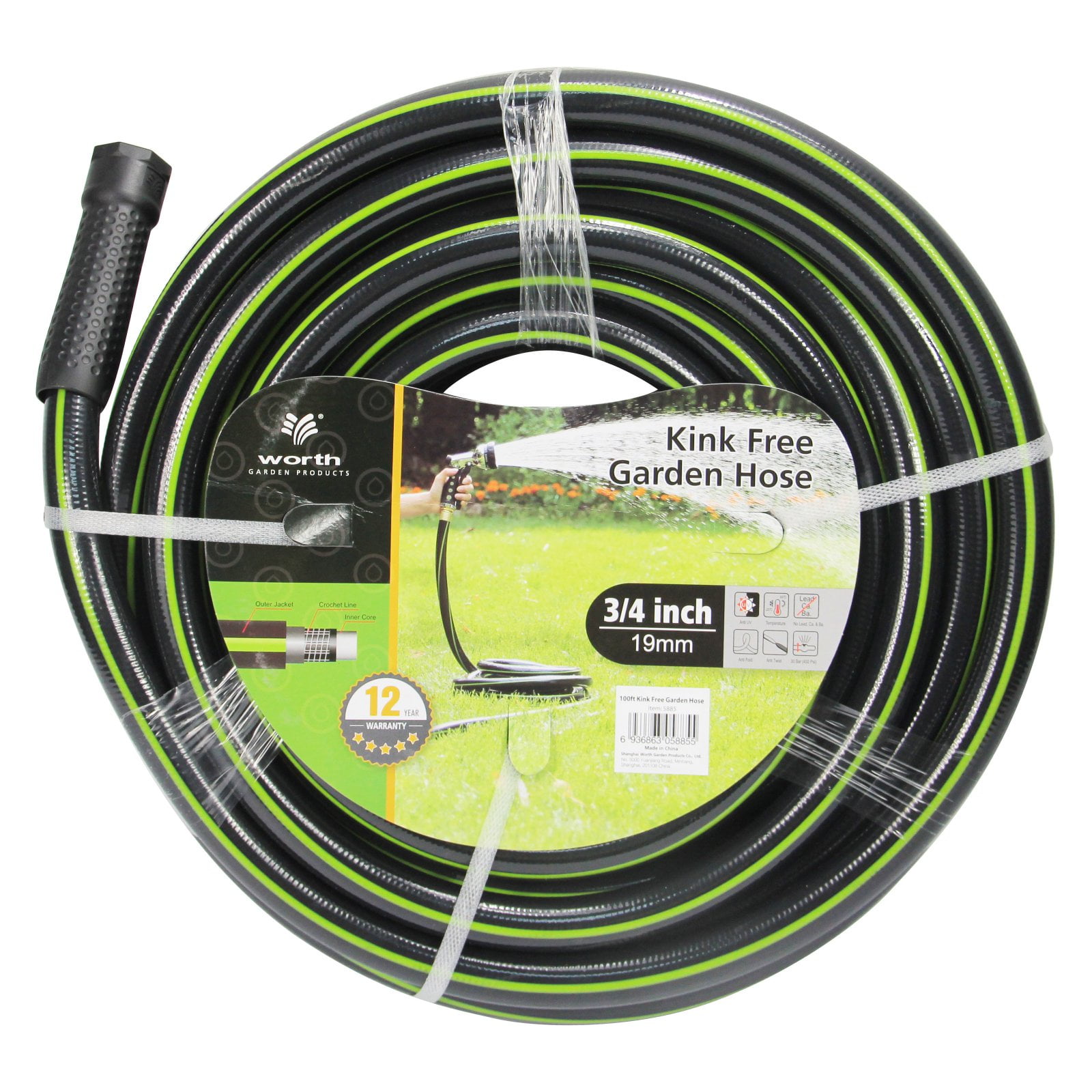 Worth Garden 3 4 in. Heavy Duty Garden Hose by