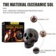 thumbnail image 2 of 2uds. Cerámica Fire Pit Skull Party Ornament Skull Decor Prop para Haunted House Desktop, 2 of 6
