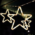 thumbnail image 2 of 5 Star 11.8" String Light, 150 LED Lights with Remote 8 Lighting Mode, Warm White, 2 of 7