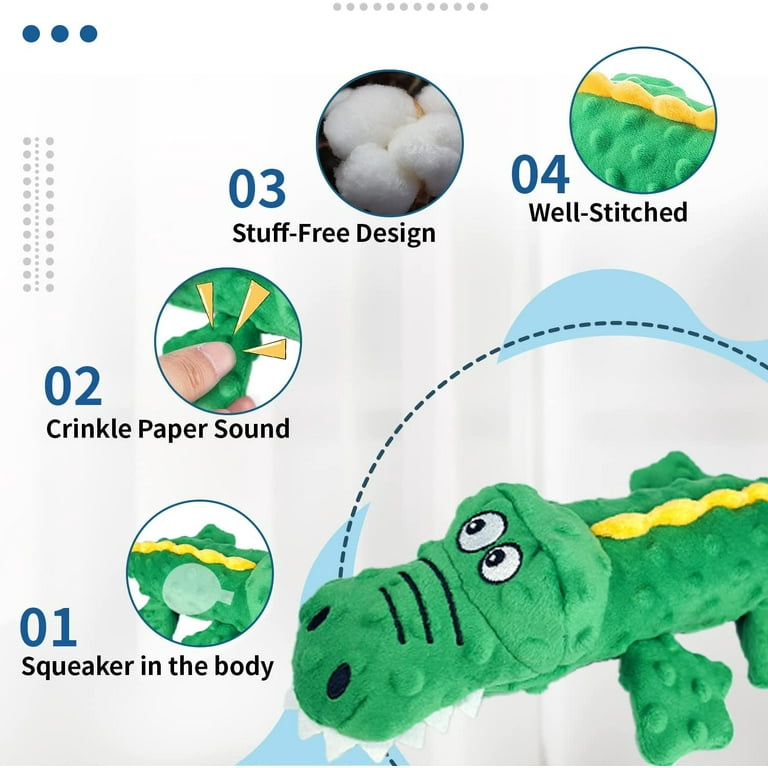 Dog Squeaky Crocodile Toys Plush
