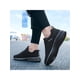 thumbnail image 5 of Zapatillas de correr para hombre, ligeras, cómodas, informales, deportivas, de malla, extra anchas, para trabajo, gimnasio, sin cordones, para tenis, para caminar, 5 of 7