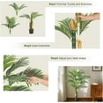 thumbnail image 5 of 5FT Artificial Golden Cane Palm Tree | UV Resistant Faux Tropical Plant for Home & Office Decor, 5 of 6