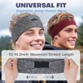 thumbnail image 4 of Auriculares para dormir Bluetooth 5.2 diadema para dormir de lado, 13 horas de reproducción, auriculares inalámbricos con diadema con altavoces estéreo HD para entrenamiento, correr, yoga, regalos ide, 4 of 5
