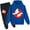 Blue, variant on Ghostbusters Pullover Sweatshirt Hooded and Sweatpants Set Loose Sweatsuit 2pcs Outfits for Teen 8-16 Years