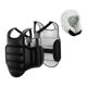 thumbnail image 2 of Protector de pecho de karate con casco de boxeo, protector de taekwondo para MMA Kickboxing S, 2 of 9