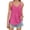 Hot Pink, variant on Patlollav Tank Top for Women Under $10.00, Sleeveless Camisole for Women Casual Solid Color Short-Sleeve Tank Top