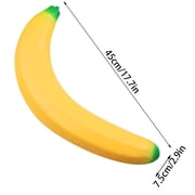 18 Giant Banana Squishy Toys, Jumbo Fake Slow Rising PU Foam Squeeze Banana For Students, Professionals For Stress Relief