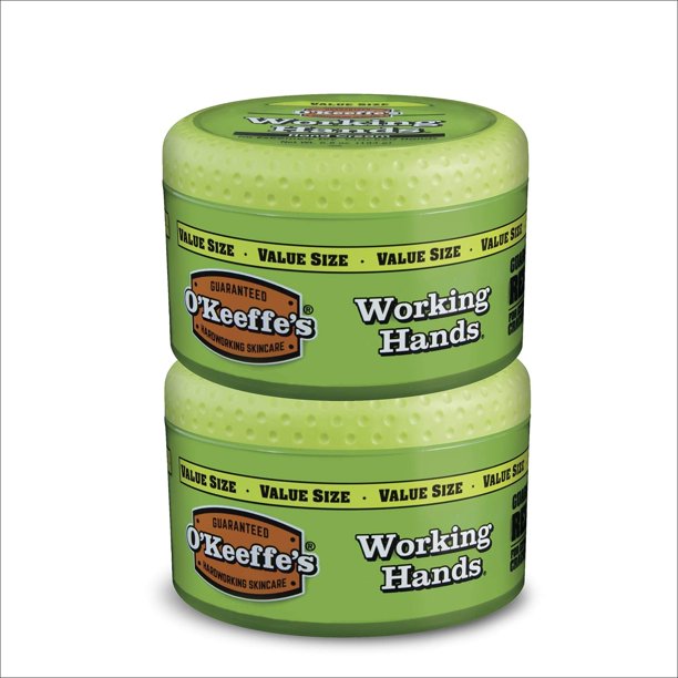 O'Keeffe's Working Hands Hand Cream Value Size, 6.8 ounce Jar, (Pack of
