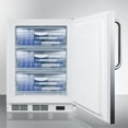 thumbnail image 4 of ADA compliant commercial built-in medical all-freezer capable of -25 C operation, with wrapped stainless steel door, towel bar handle, and lock, 4 of 4