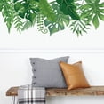 thumbnail image 5 of Un conjunto de pegatinas de pared de plantas de hojas verdes, pegatina de pared para, 5 of 5