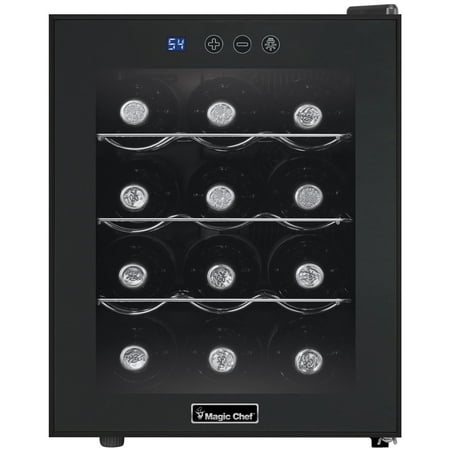 Magic Chef 12-Bottle Single-Zone Wine Cooler in (Best Wine Cooler Reviews)