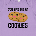 thumbnail image 4 of Inktastic You Had Me at Cookies Boys or Girls Baby Bodysuit, 4 of 5