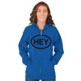 thumbnail image 4 of Hey Girl Funny Novelty TV Show Logo Zip Up Hoodie Men's Women's Brisco Brands M, 4 of 6