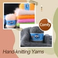 thumbnail image 2 of Knitting Yarn Long Plush Hand-knitting Yarn Cardigan Scarf Sweater Hat DIY Weaving Thread, 803, 2 of 8