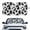 Cow Print Pattern, variant on XYZCANDO Automotive Sunshield Featuring Cartoon Turtles Design, Windshield Sunshade for Car and Truck, Foldable Accessory with Heat Insulation