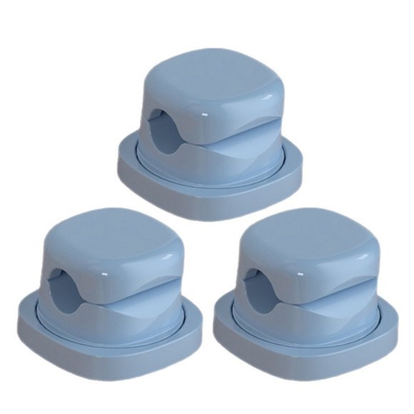 Organizador de cables magnético con clip para la gestión de cables, adhesivo, giratorio de 360 grados, para mesita de noche, escritorio y oficina.