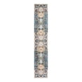thumbnail image 3 of Unique Loom Madeline Vintage Collection Area Rug - Jackson (2' 11" x 16' Runner Teal/Ivory), 3 of 7