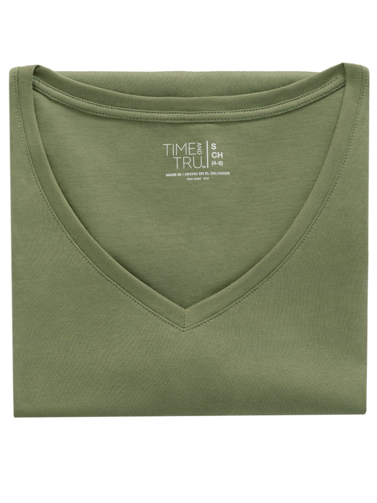 Time and Tru Women's V-Neck Tee
