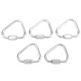thumbnail image 1 of Carabinerfor Outdoor,5pcs Triangle Locking Carabiner Triangle Lock Carabiner Carabiner Performance Driven, 1 of 14