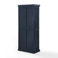 thumbnail image 6 of Coastal Pantry Cabinet - Tall Storage Cabinet with Drawer & Adjustable Shelves - Farmhouse Kitchen Cabinet, 6 of 7