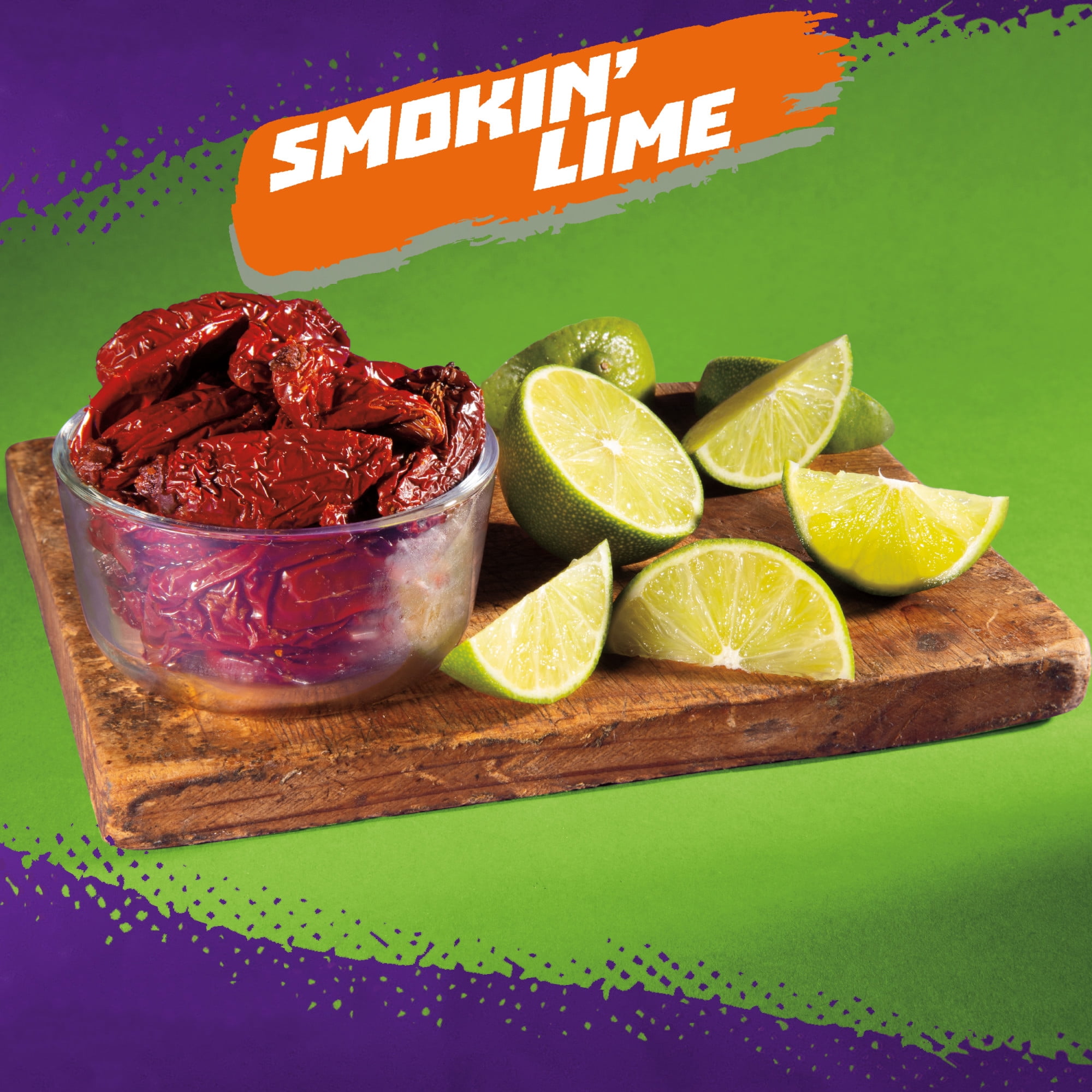 Takis Smokin' Lime Hot Nuts 3.2 oz Snack Size Pouch, Lime & Chipotle Double-Crunch Peanuts