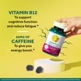 thumbnail image 6 of Neuriva Brain + Energy Brain Supplements, Vitamins B12 and Caffeine, Supports Focus and Energy, 75 Count Blackberry Gummies, 6 of 11