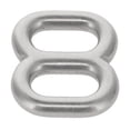 thumbnail image 5 of 20114 Nickel Matte, Double Loop, Solid Brass-LL, 1-3/4", 5 of 10