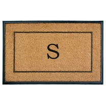 Calloway Mills Traditional Personalizable Multi-color Coir Indoor Doormat, 1' x 4'