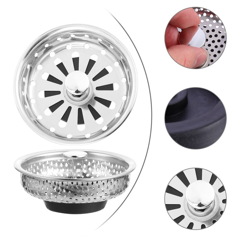 NUOLUX Fashion Sink Strainer Drain Cover Durable Stainless Steel Mesh  Shower Drain for Floor Laundry Kitchen Bathroom 