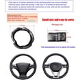 thumbnail image 2 of YISITIAN Bling Elastic Stretch Car Steering Wheel Cover,14.5-15 Inch Crystal Rhinestone Vehicle Steer Wheel Protector,Anti-Slip Diamond Auto Interior Accessories,Universal for Most Cars CJ919-50126, 2 of 6