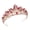 Red, variant on Necvior Queen Princess Tiaras Crowns Crystal Diadem For Bridal Hair Jewelry Accessories