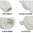 thumbnail image 4 of Zukuco Baby Hat Glove Set Soft Newborn Mittens Baby Girl Boys Knitted Toddler Cap Infant Winter Beanie Mitten Sets, 4 of 6