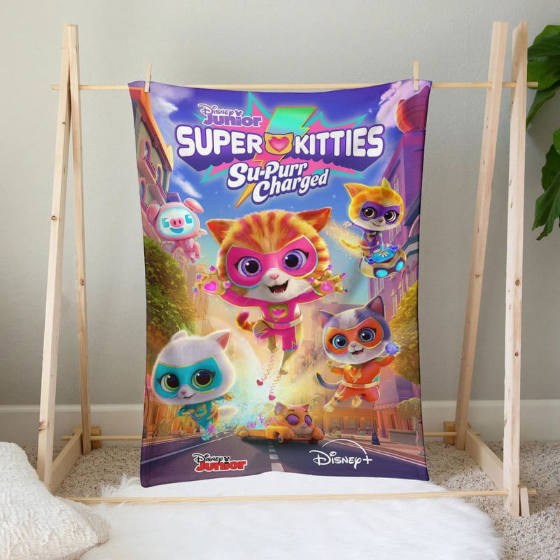 Super Kitties Throw Blanket Gifts for Fans Lover Girls Boys Women Present Hoodie Him Bed 30"x40"