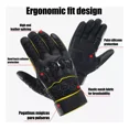 thumbnail image 3 of Guantes Proteccion Pantalla Táctil De Dedo Para Motocicleta, 3 of 8
