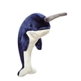 thumbnail image 1 of Fluff & Tuff Peluche Narval Bleu pour Chiens Moyens 11 Pouces Durable et Lavable en Machine, 1 of 1