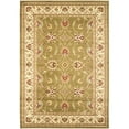 thumbnail image 4 of SAFAVIEH Lyndhurst Miah Floral Border Area Rug, Green/Ivory, 5'3" x 5'3" Round, 4 of 7