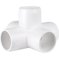 PVC- 5 way X -1" (Furniture Grade White)