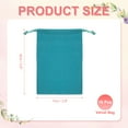 thumbnail image 2 of Uxcell Velvet Jewelry Bags with Drawstrings for Jewelry Candy Christmas Party Blue 3 x 4 Inch, 2 of 7