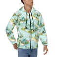 thumbnail image 4 of Zip Up Hoodies for Men - Retro green SUV car punk Long Sleeve Comfrt Men'S Fashion Hoodies & Sweatshirts, Jackets for Men Hoodies Pullover Clothing Clothes with Pouch, 4 of 5