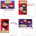 thumbnail image 5 of Harry Potter Valentines Day Cards and Mailbox for Kids School Classroom Exchange (1 Box, 32 Valentine Cards, 35 Stickers, 1 Teacher Card), 5 of 7