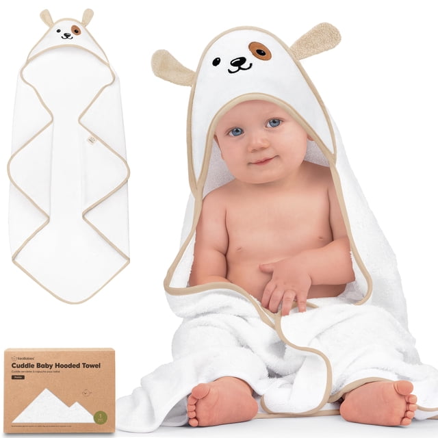 Toalla para Bebé con Capucha KeaBabies 76x76 cm de Bambú Suave