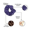 thumbnail image 4 of Motique Accessories Jumbo Cotton Scrunchie Hair Tie - Purple, 4 of 5