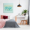 thumbnail image 2 of Stupell Industries Good Vibes Only Blue Retro Graphic Art Gallery Wrapped Canvas Print Wall Art, Design by Lil' Rue, 2 of 7